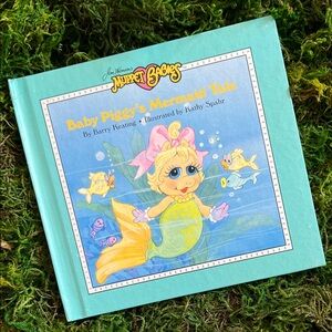 📚3/$30📚 VINTAGE Jim Henson MUPPET BABIES Baby Piggy’s Mermaid Tale 1980s book